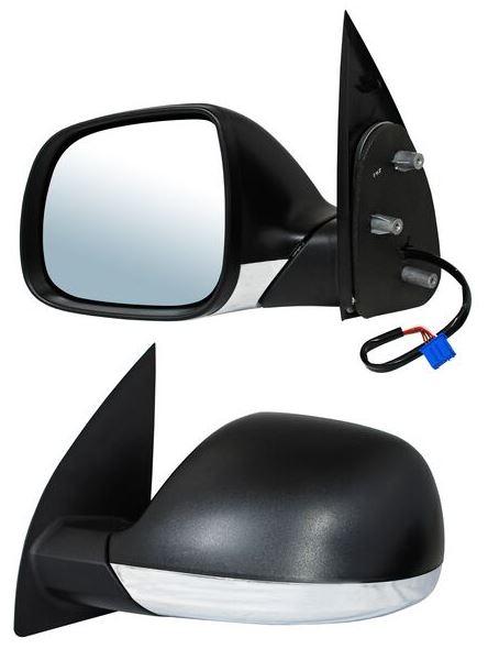 ESPEJO AMAROK 10-23 ELECTRICO C/DESEMPAÑANTE TEX/CROMO 5PIN L