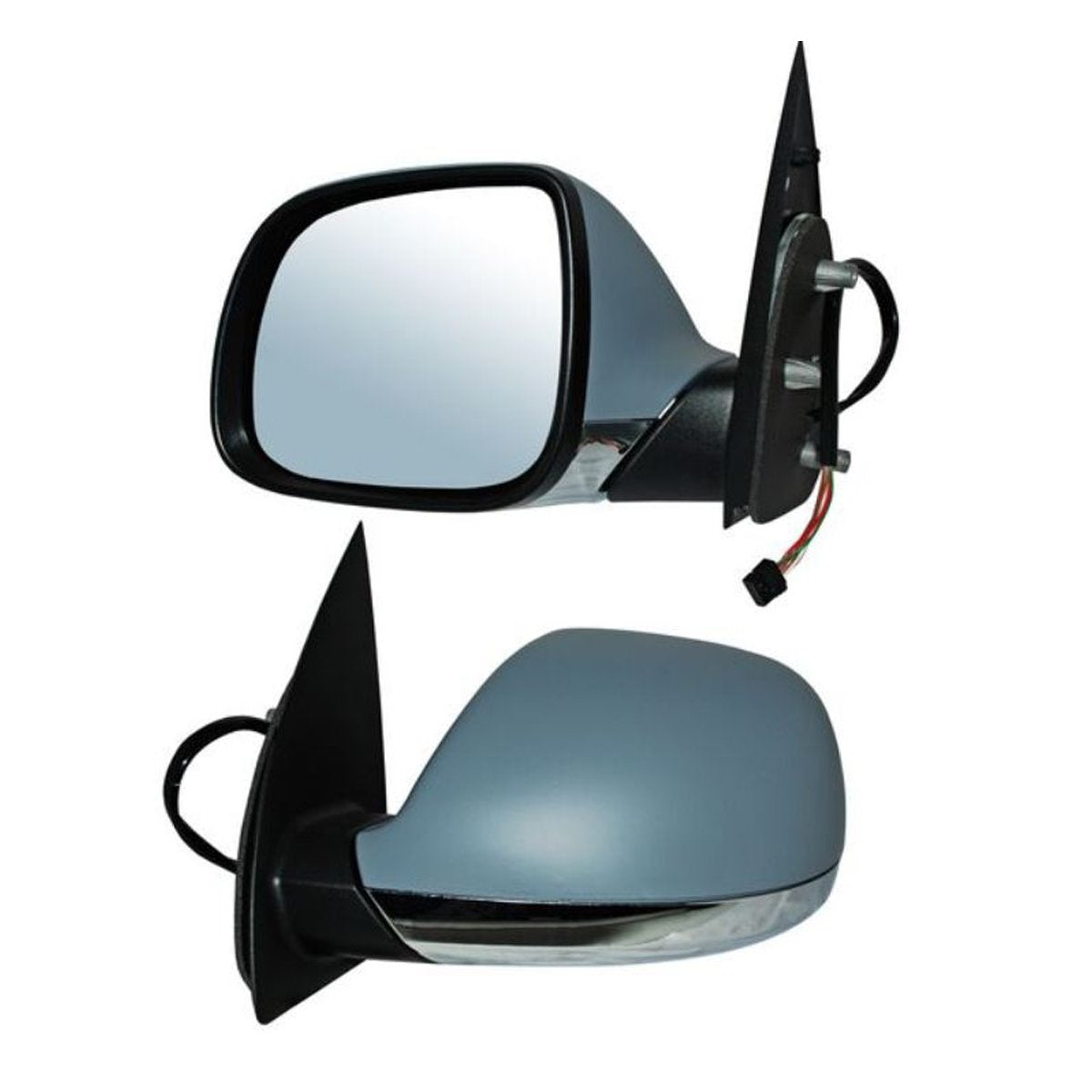 ESPEJO AMAROK 10-23 ELECTRICO C/DESEMPAÑANTE P/PINT C/CROMO 5PIN L