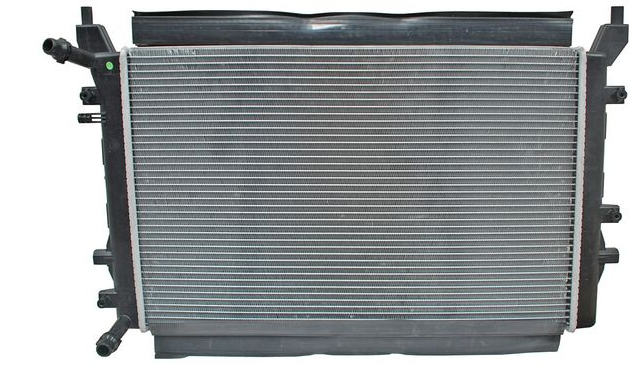 RADIADOR BORA TURBO 06-11 / PASSAT FOUR MATION / GOLF R32 08-09 / ALTEA 10-13 / A4 06-09 AUTOMATICO ALUMINIO