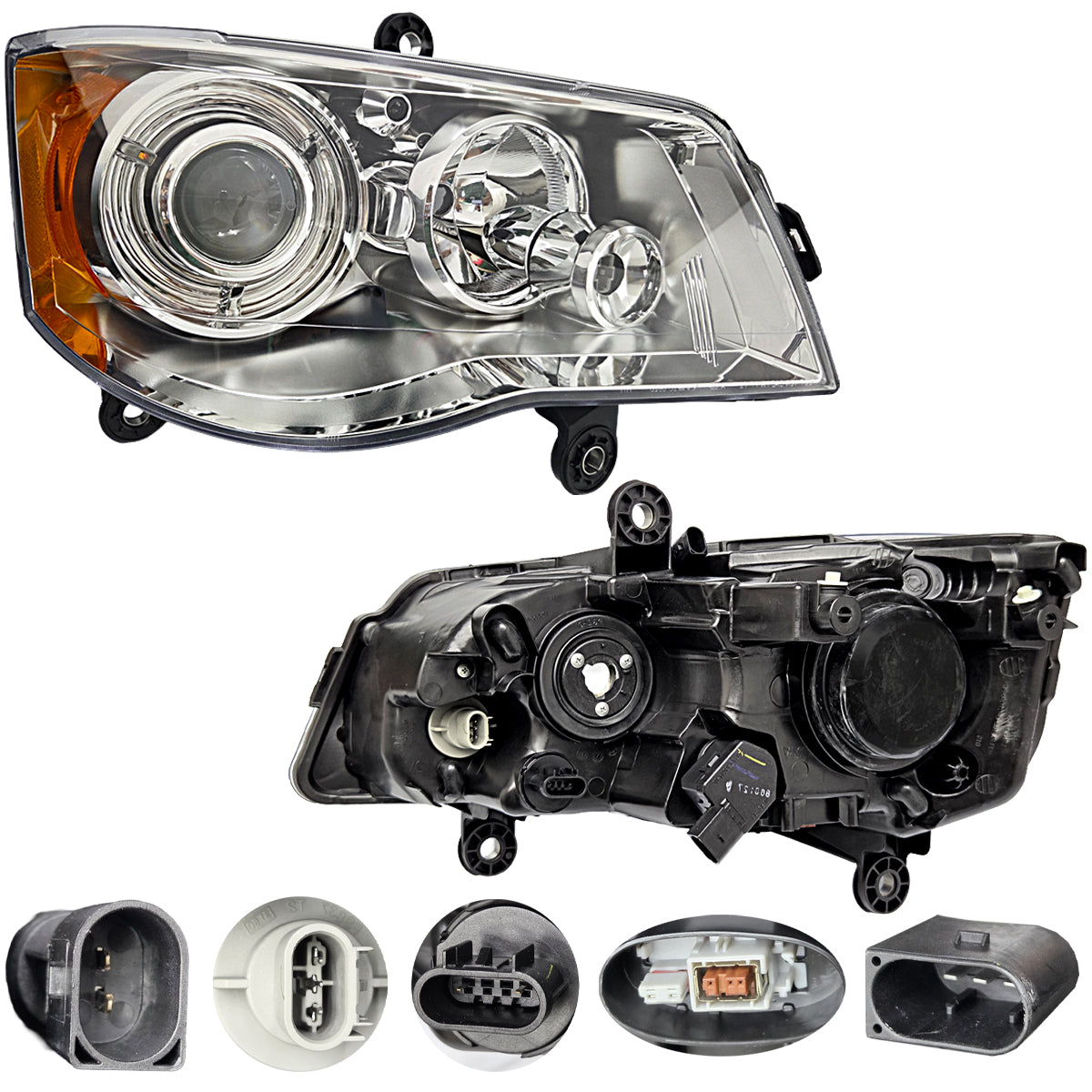 FARO TOWN & COUNTRY 08-16/ CARAVAN 11-15 FONDO CROMADO C/LUPA R