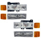 CHEV PU 94-95 KIT FAROS / CUARTOS AMBAR 8 PZS CN