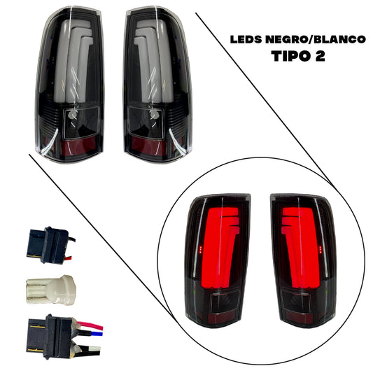 CALAVERA CHEV PU 03-07 LEDS NGR/BCO 2PZS JGO TIPO 2 CN