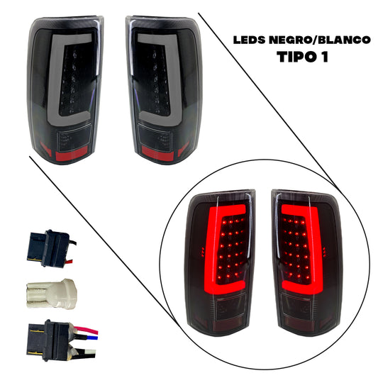 CALAVERA CHEV PU 03-07 LEDS NGR/BCO 2PZS JGO TIPO 1 CN