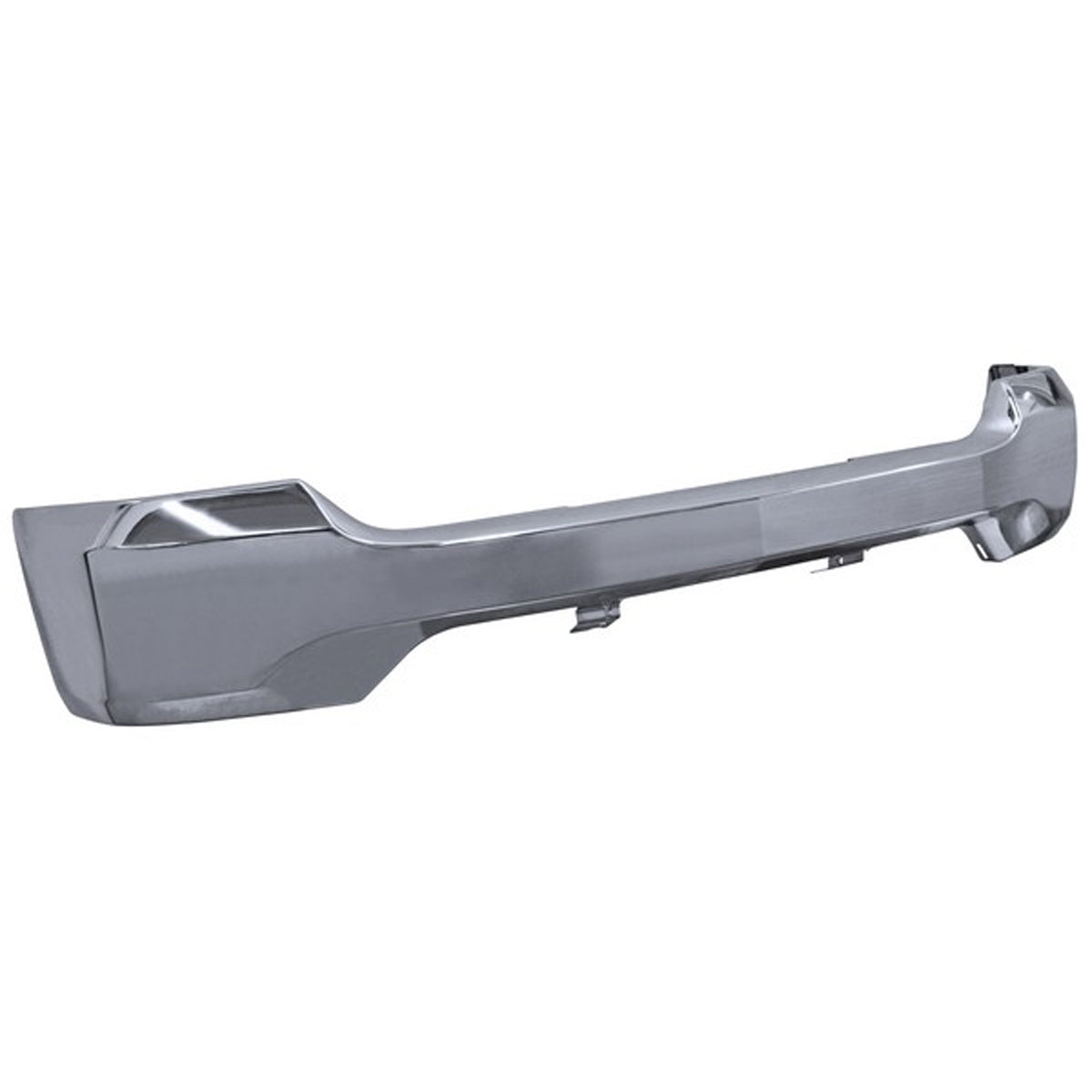 DEFENSA DELANTERA CHEV PU/ SILVERADO 1500 16-18 S/HOYO P/FARO S/HOYO P/SENSOR CROMO