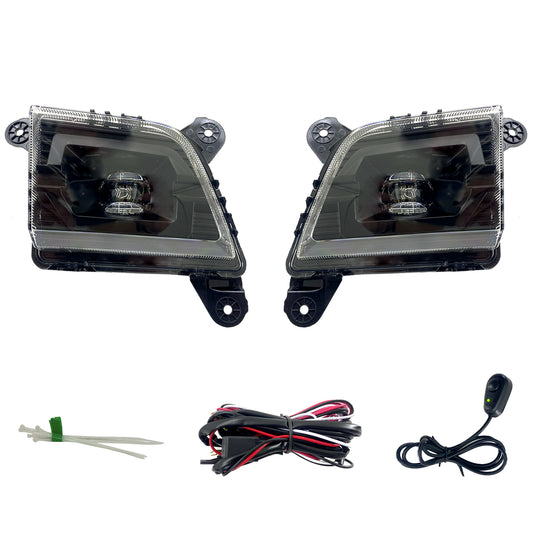 FARO NIEBLA CHEV PU 19-20 LED FONDO NEGRO LED CN