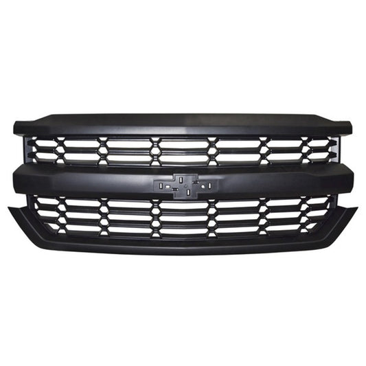 PARRILLA SILVERADO 16-18 NEGRA ROMBOS