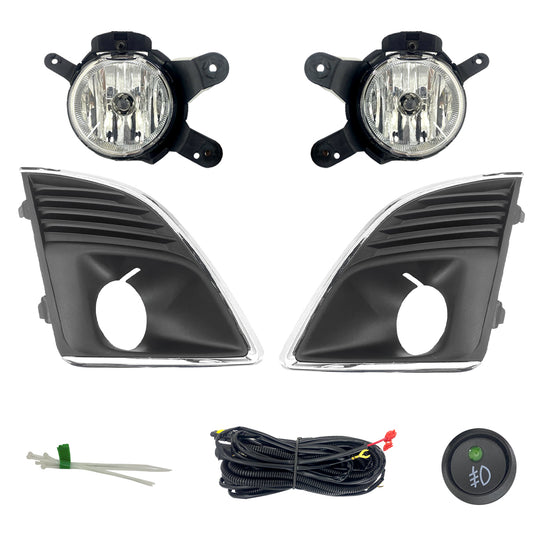 FARO NIEBLA CRUZE 13-14 C/PARRILLA FILO CROMO JUEGO CN