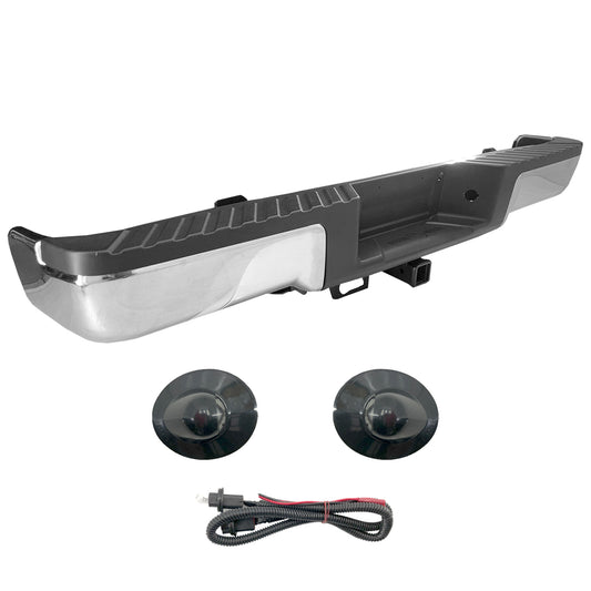 DEFENSA TRAS LOBO 09-14 CROM COMPLETA S/H P/SENS P/TIRON