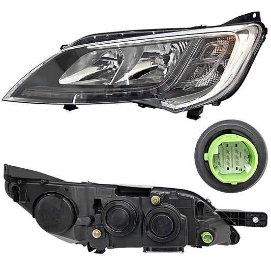FARO DUCATO/ MANAGER 15-19 C/LUZ DE DIA CARGO VAN FONDO CROMADO C/MOTOR L CN