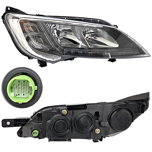 FARO DUCATO/ MANAGER 15-19 C/LUZ DE DIA CARGO VAN FONDO CROMADO C/MOTOR R CN