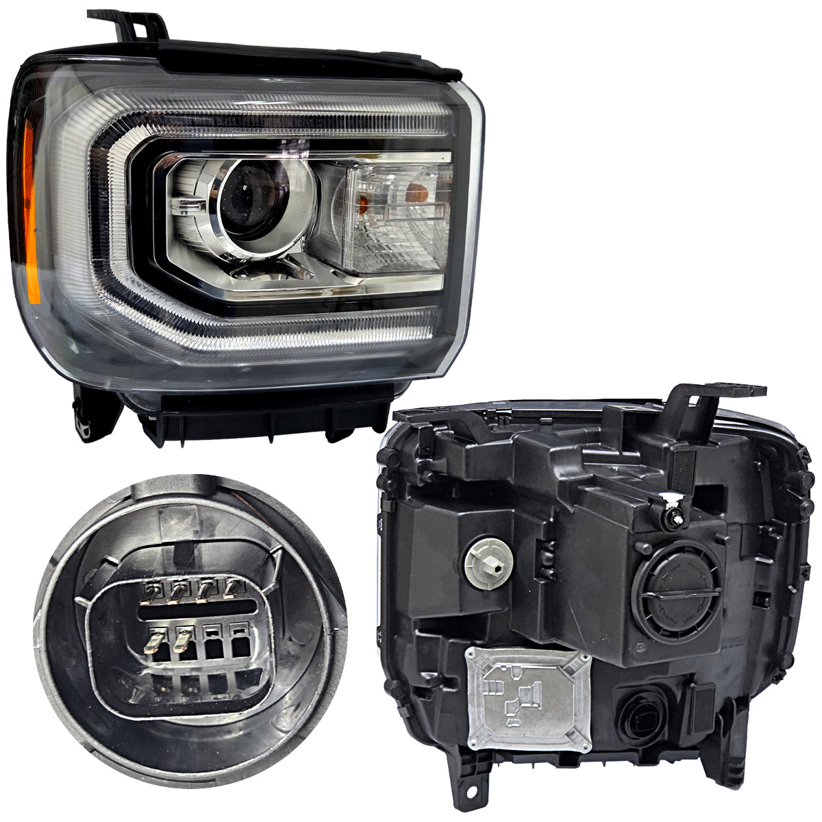 FARO SIERRA/ GMC 16-18 P/XENON FONDO CROMADO R