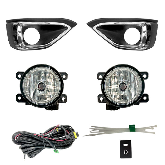 FARO NIEBLA BRV 19-20 PRIME C/PARRILLA FILO CROMO JUEGO CN