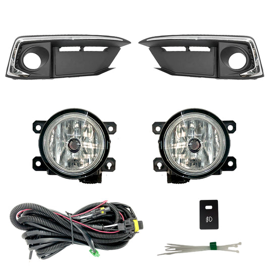 FARO NIEBLA CIVIC 19-20 C/PARRILLA C/MOLDURA CROMO JUEGO CN