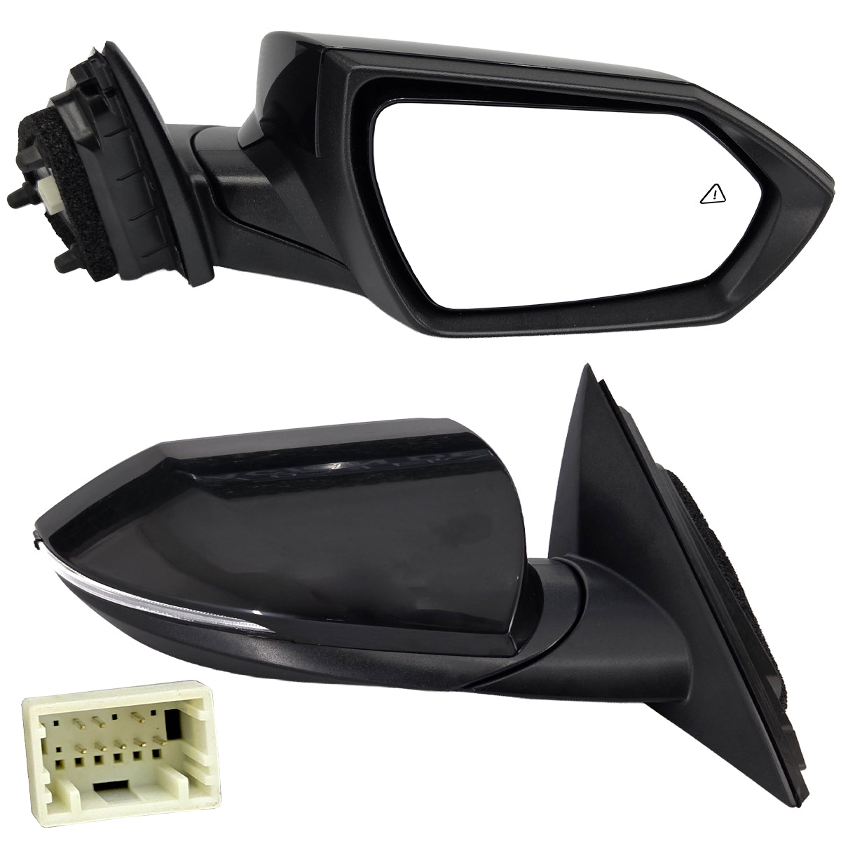 ESPEJO ELANTRA 21-24 ELECT P/PINT C/DIRECC C/DESEMP C/SENSOR PUNTO CIEGO 8PIN L