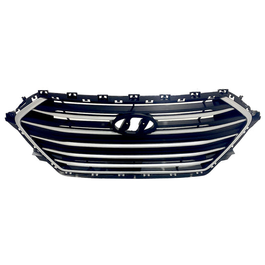 PARRILLA ELANTRA 17-18 C/MOLD PLATA CN