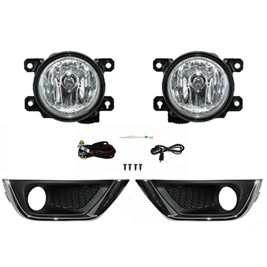 FARO NIEBLA COMPASS 18-19/ USA TYPE 17-19 C/PARRILLA FILO CROMO JUEGO CN