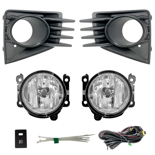 FARO NIEBLA MIRAGE 21-23 C/PARRILLA FILO NEGRO JUEGO CN