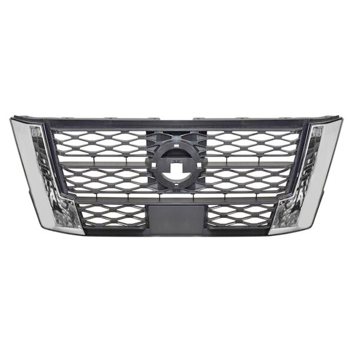 PARRILLA NISSAN NP300 / FRONTIER 21-24 CROMO CN