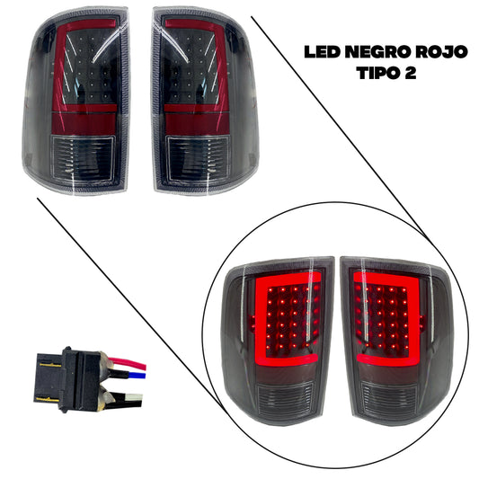 CALAVERA RAM PU 09-18 LED NGR/ROJ TIPO 2 JGO 2PZS CN