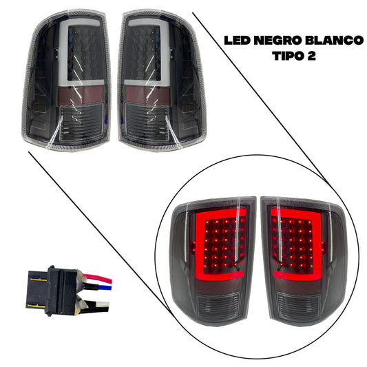 CALAVERA RAM PU 09-18 LED NGR/BCO TIPO 2 JGO 2PZS CN