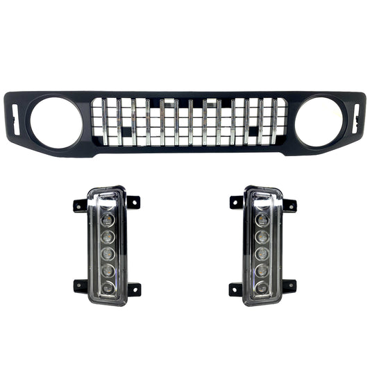 PARRILLA JIMNY 21-23 FILO CROMO C/LED CN