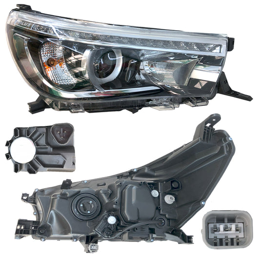 FARO HILUX 16-20 C/LED C/LUPA C/MOTOR R CN