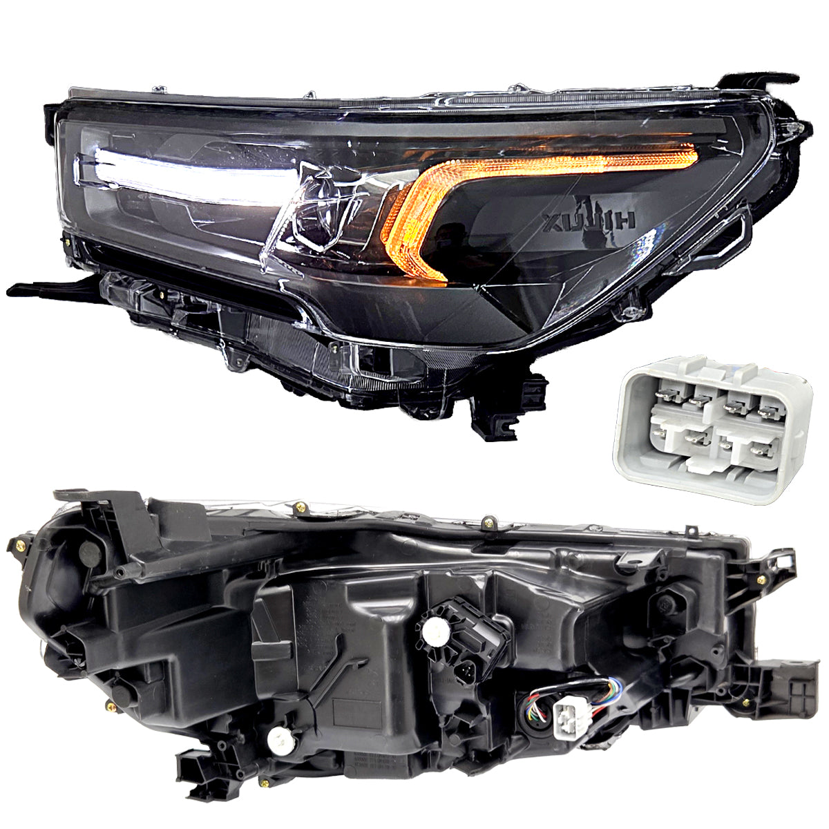 FARO HILUX 21-24 LED GRIS L CN