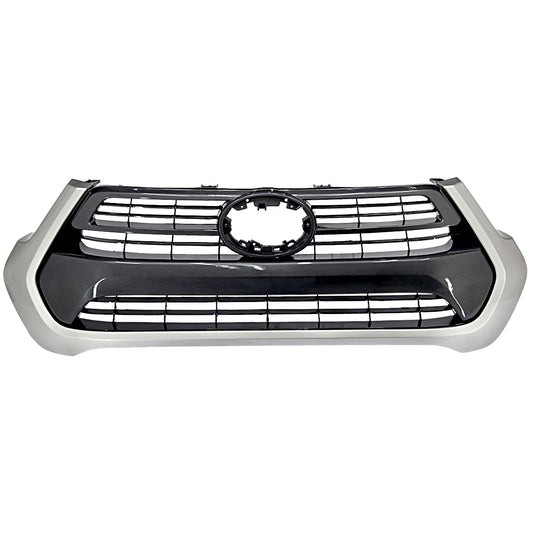 PARRILLA HILUX 21-23 C/ MOLD PLATA