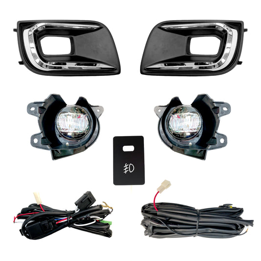 FARO NIEBLA SEQUOIA 18-21 LEDS C/PARRILLA C/BASE JUEGO CN