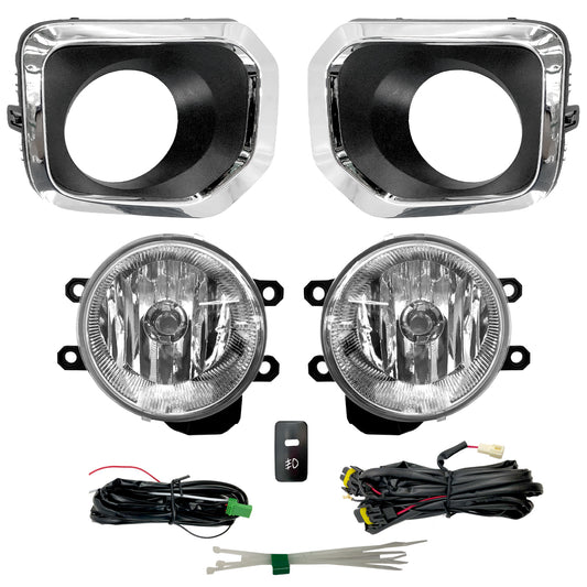 FARO NIEBLA TACOMA 16-23 C/PARRILLA FILO CROMO JUEGO CN