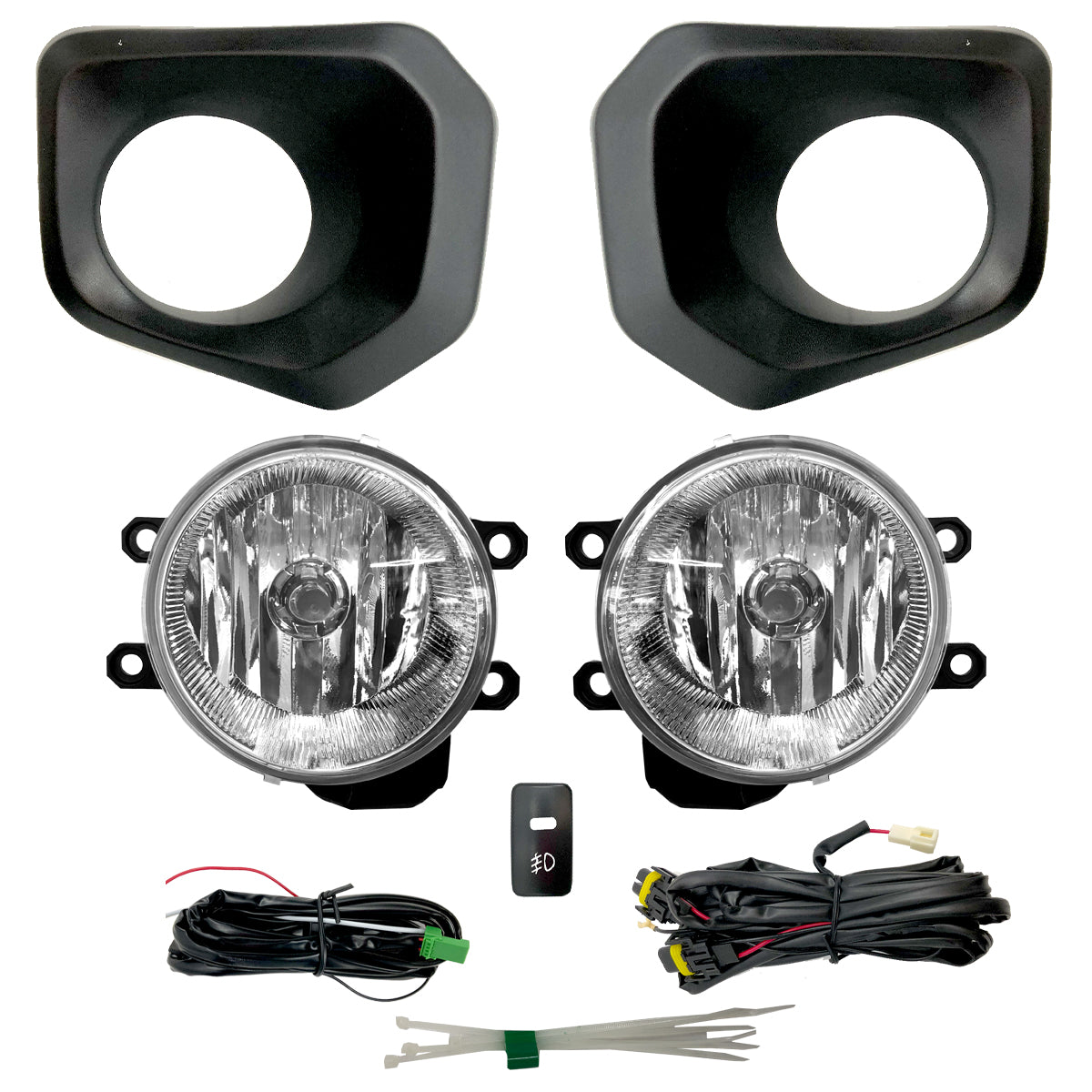 FARO NIEBLA TACOMA 16-23 C/PARRILLA NEGRA JUEGO CN