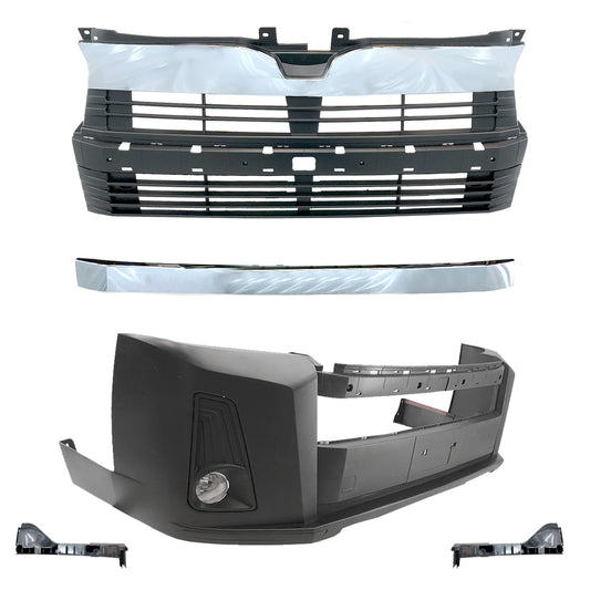 FASCIA DELANTERA HIACE 14-19 TUNNING COMPLETA C/ PARRILLA CN