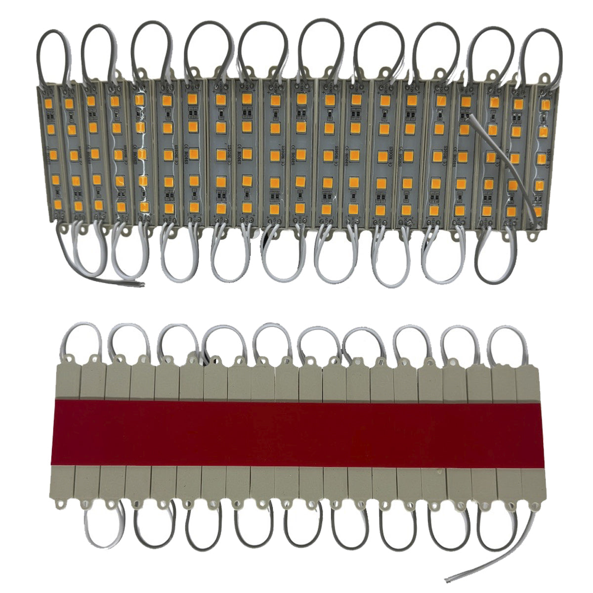 MODULO UNIVERSAL 100 LEDS TIPO 5050 LUZ AMBAR