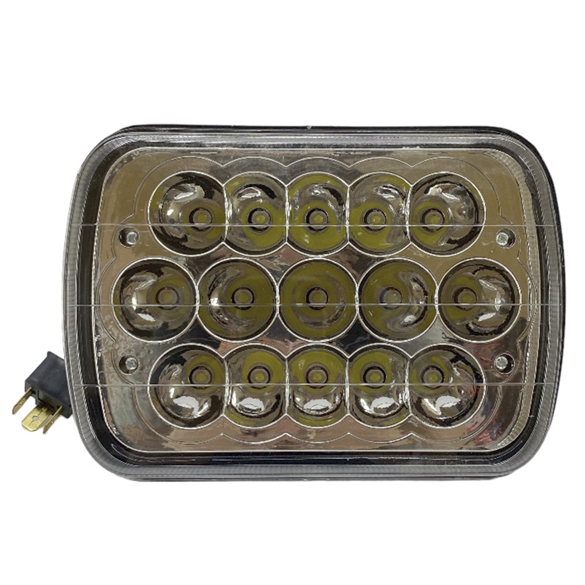 FARO UNIVERSAL RECTANGULAR 15 LEDS H4 ALTA/BAJA 45W