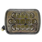 FARO UNIVERSAL RECTANGULAR 15 LEDS H4 ALTA/BAJA 45W