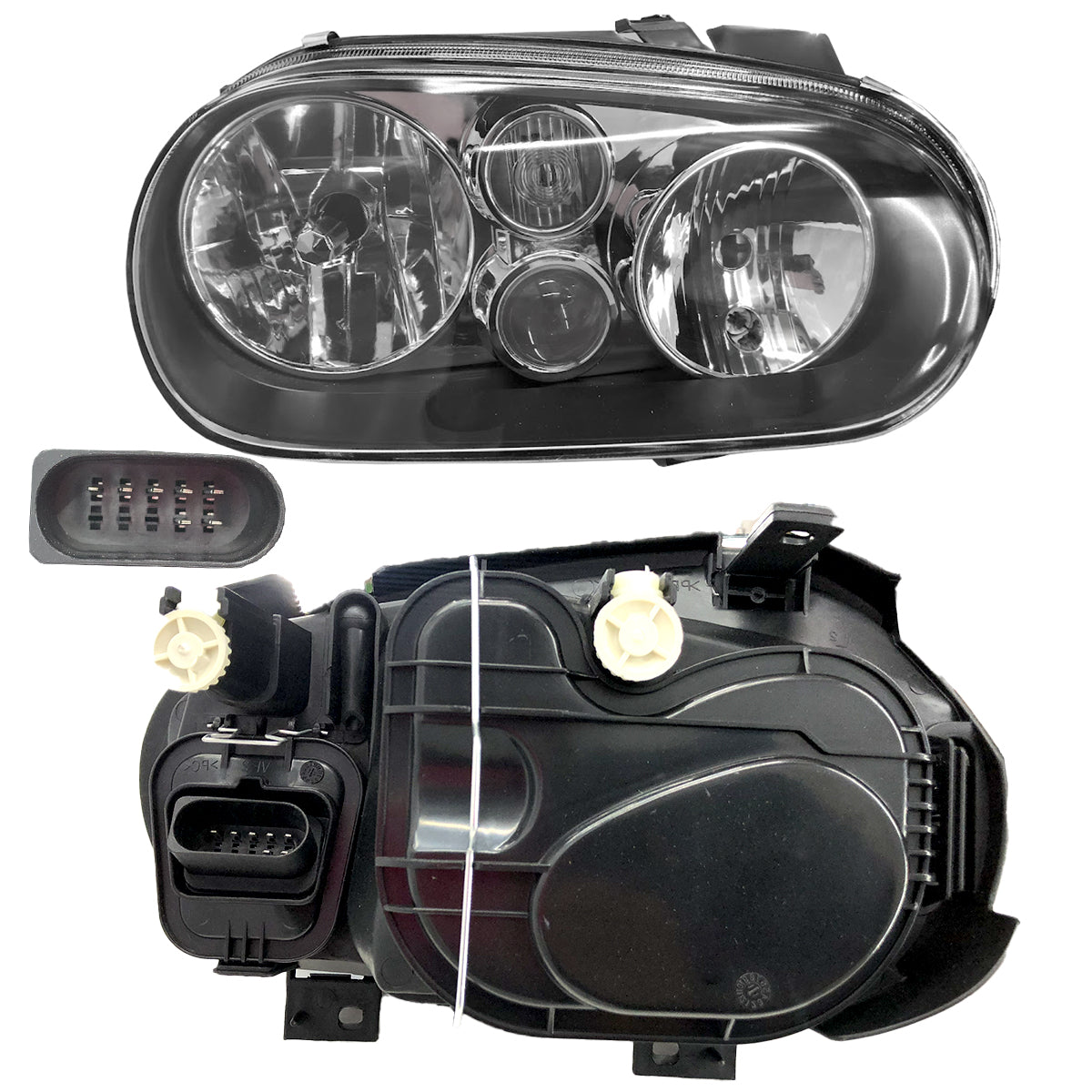 FARO GOLF A4 00-07 NEGRO CUARTO BLANCO C/FARO NIEBLA R CN