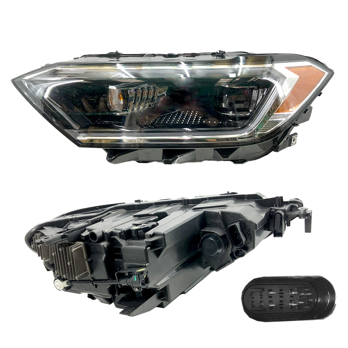 FARO JETTA 19-24 GLI / HIGHLINE C/CUARTO AMBAR LED  L CN