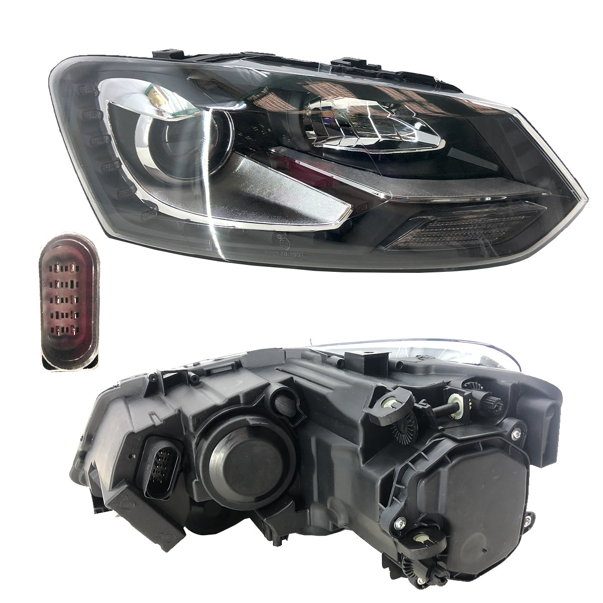 FARO VENTO 16-20 / POLO 13-14 / 17 C/LUPA C/LED R CN