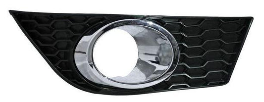 PARRILLA FASCIA AVEO 17.5-19 C/HOYO P/FARO C/BISEL CROMO R CN