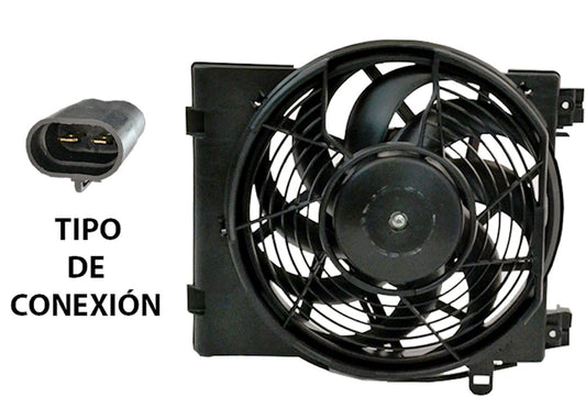 MOTOVENTILADOR CORSA 01-06 C/AIRE ACONDICIONADO CN