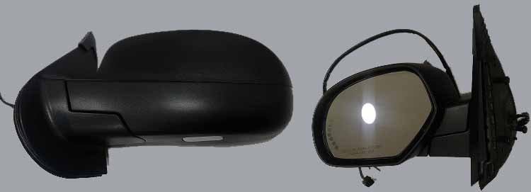 ESPEJO CHEV PU 07-13/ SUBURBAN 06-10 ELECTRICO C/DIRECC C/DESEMPAÑANTE C/LUZ INF CROMO L