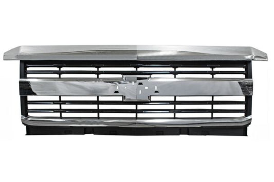 PARRILLA CHEV PU 15-18 2500/3500 CROMO LINEAS NEGRAS