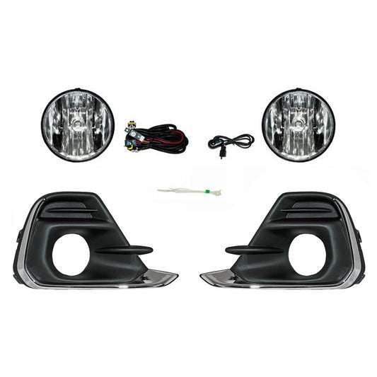 FARO NIEBLA SPARK 16-18 C/PARRILLA FILO CROMO JUEGO CN