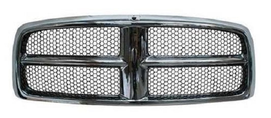 PARRILLA RAM PU 02-05 C/MARCO CROMO PANAL NEGRO