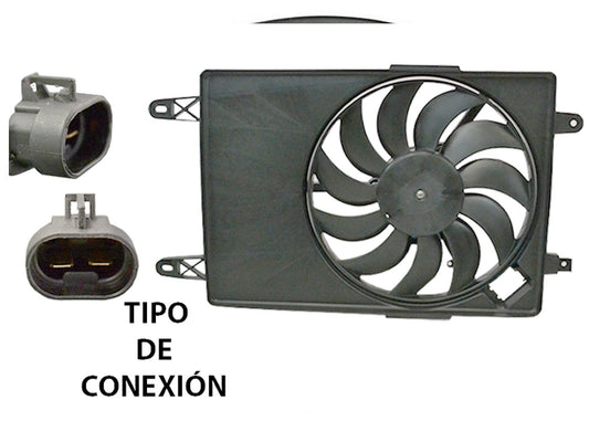MOTOVENTILADOR FIESTA 03-07/ECOSPORT 04-12 P/RAD SENC CN