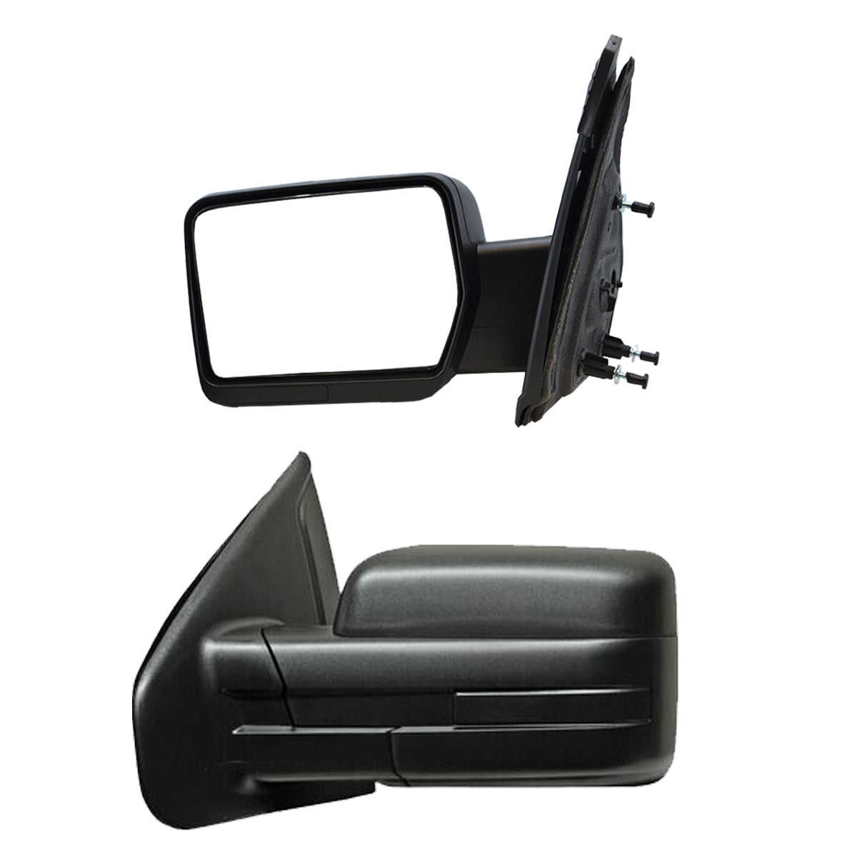 ESPEJO LOBO 09-14 MANUAL NEGRO L