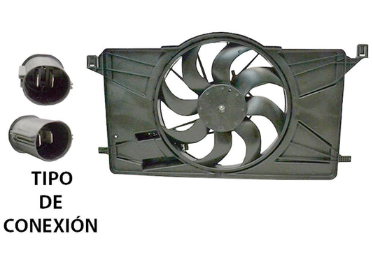 MOTOVENTILADOR FOCUS 12-14 2.0L P/RAD SENC COMPLET CN