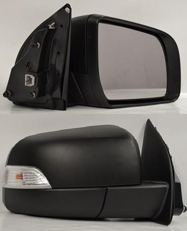 ESPEJO RANGER 13-22 ELECTRICO C/DIRECC NEGRO 5PIN R