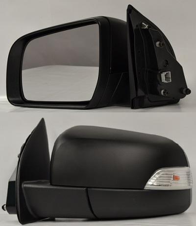 ESPEJO RANGER 13-22 ELECTRICO C/DIRECC AUTOAB NEGRO 7PIN L