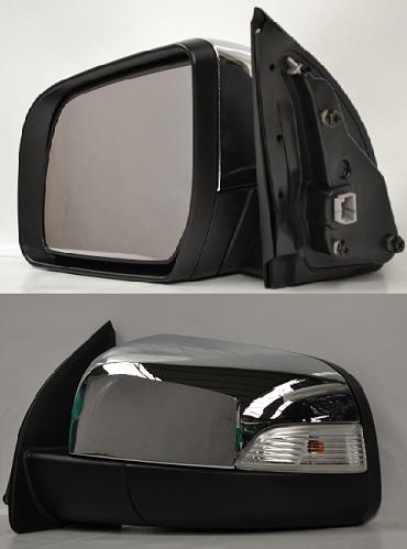 ESPEJO RANGER 13-22 ELECTRICO C/DIRECC AUTOAB CROMO 7PIN L